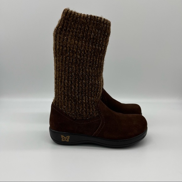 ALEGRIA Juneau Pull on Sweater Knit Boot Size 37 - Picture 2 of 14